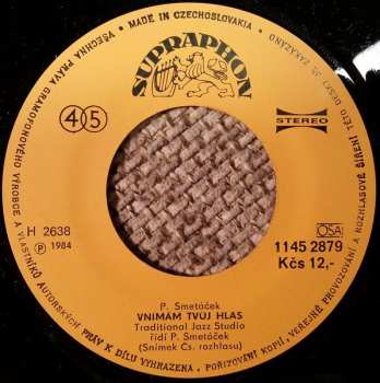 SP Traditional Jazz Studio: Noční toulka / Vnímám tvůj hlas