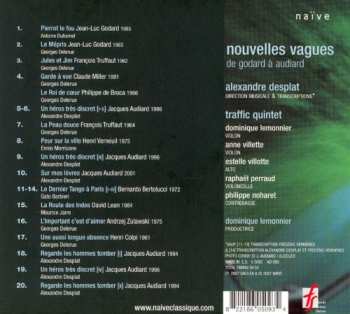 CD Traffic Quintet: Nouvelles Vagues De Godard À Audiard