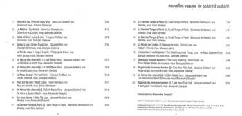 CD Traffic Quintet: Nouvelles Vagues De Godard À Audiard