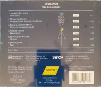 CD Andreas Willscher: Dedication