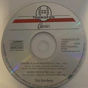 CD Trio Bamberg: Shostakovich, Schnittke