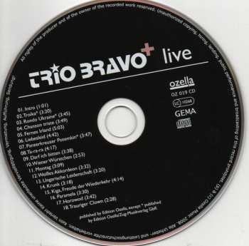 CD Trio Bravo+: Live