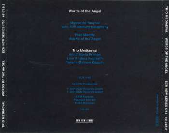 CD Trio Mediæval: Words Of The Angel