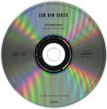 CD Trio Mediæval: Words Of The Angel