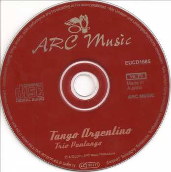 CD Trio Pantango: Tango Argentino