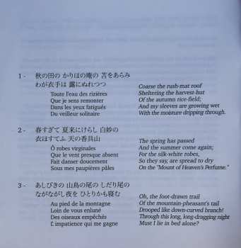 2CD Trio Toucher: Hyakunin Isshu - 100 Tanka Songs