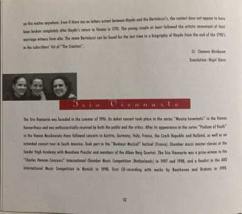 CD Joseph Haydn: Die Bartolozzi-Trios Hob Xv:27-29