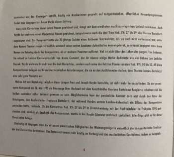 CD Joseph Haydn: Die Bartolozzi-Trios Hob Xv:27-29