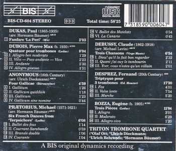 CD Triton Trombone Quartet: French Music For Trombones
