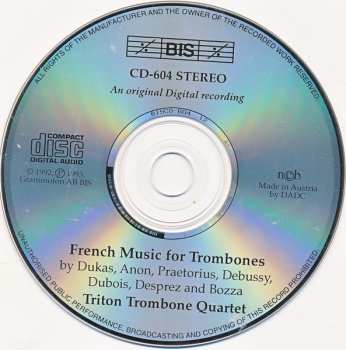 CD Triton Trombone Quartet: French Music For Trombones
