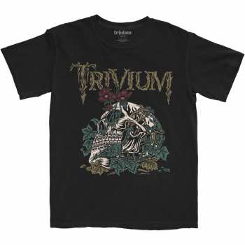 Merch Trivium: T-shirt Skelly Flower 
