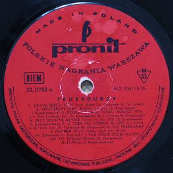 LP Trubadurzy: Zaufaj Sercu
