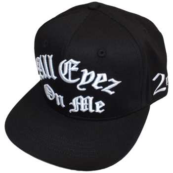Marchandises Tupac: Tupac Unisex Snapback Cap: All Eyez On Me (black)