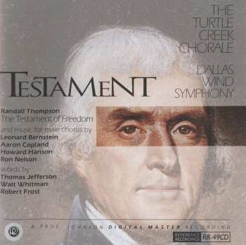 Album Dallas Wind Symphony: Testament - American Music For Male Chorus And Band