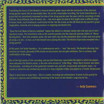 CD Turtle Island String Quartet: Have You Ever Been ...?: The Music Of Jimi Hendrix & The Music Of David Balakrishnan
