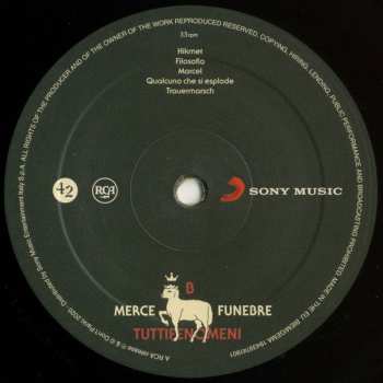LP Tutti Fenomeni: Merce Funebre CLR