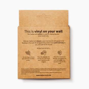 Technique audio Twelve Inch Adapter Vinyl Wall display
