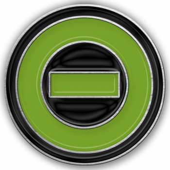 Merch Type O Negative: Plaque Negative Symbol