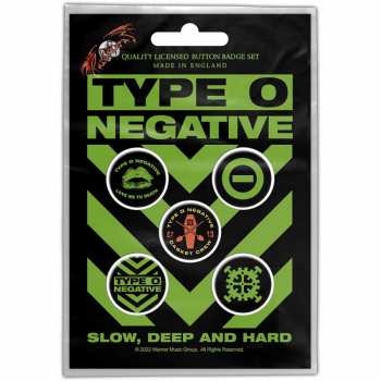 Merch Type O Negative: Ensemble de plaques Slow, Deep & Hard