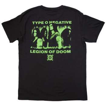 Marchandises Type O Negative: Type O Negative Unisex T-shirt: Legion Of Doom (back Print) (small) S