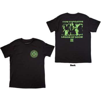 Marchandises Type O Negative: Type O Negative Unisex T-shirt: Legion Of Doom (back Print) (small) S