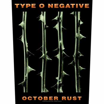 Merch Type O Negative: Décoration arrière October Rust