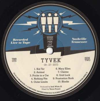 LP Tyvek: Live At Third Man