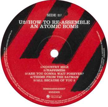 LP U2: How To Re-Assemble An Atomic Bomb CLR | LTD