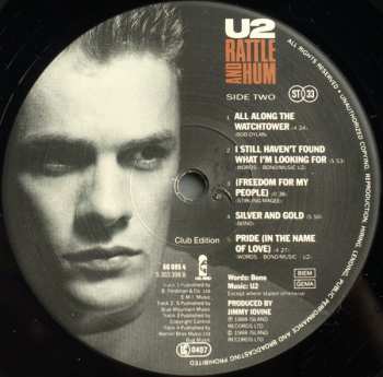 2LP U2: Rattle And Hum