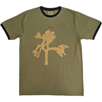 Merch U2: Ringer T-shirt Joshua Tree Europe 1987.