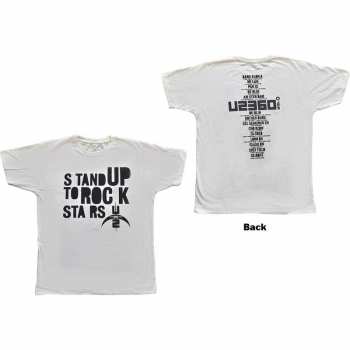 Marchandises U2: Tričko 360 Degree Tour 2009 Stand Up To Rock Stars M