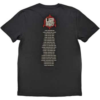 Marchandises U2: U2 Unisex T-shirt: 360 Degree Tour 2010 Equals (back Print & Ex-tour) (medium) M