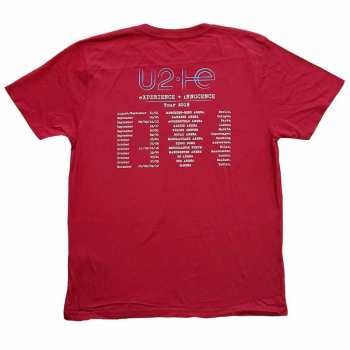 Marchandises U2: Tričko I+e 2018 Tour Dates M