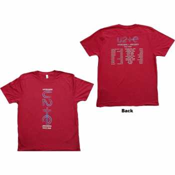 Marchandises U2: Tričko I+e 2018 Tour Dates M
