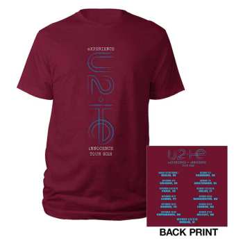 Merch U2: T-shirt I+e London Event 2018