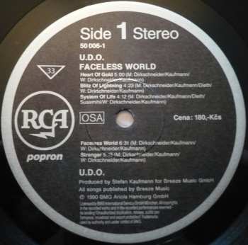 LP U.D.O.: Faceless World