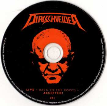 2CD/DVD Udo Dirkschneider: Live - Back To The Roots - Accepted!