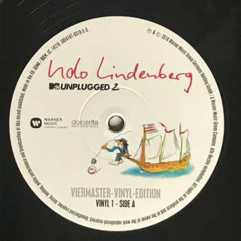 4LP Udo Lindenberg: MTV Unplugged 2 - Live Vom Atlantik (Viermaster-Vinyl-Edition) LTD