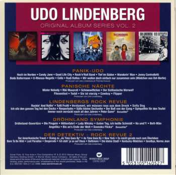 5CD/Coffret Udo Lindenberg: Original Album Series Vol. 2