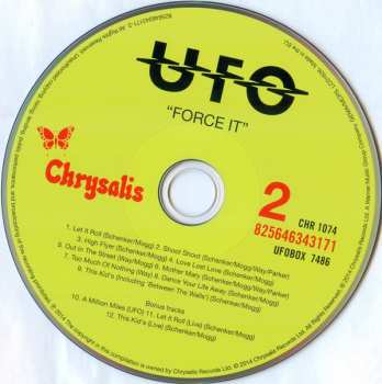 10CD/Coffret UFO: The Complete Studio Albums 1974-1986