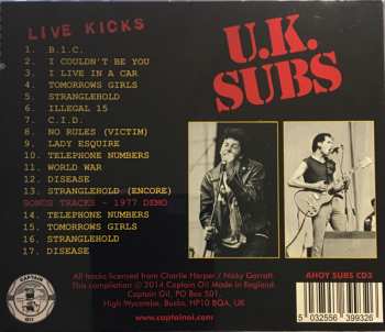 CD UK Subs: Live Kicks