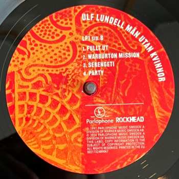 LP Ulf Lundell: Män utan kvinnor 