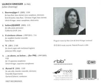 CD Ulrich Krieger: Urban Dreamings