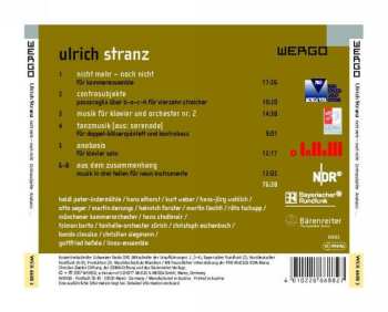 CD Ulrich Stranz: Nicht Mehr - Noch Nicht, Contrasubjekte, Anabasis