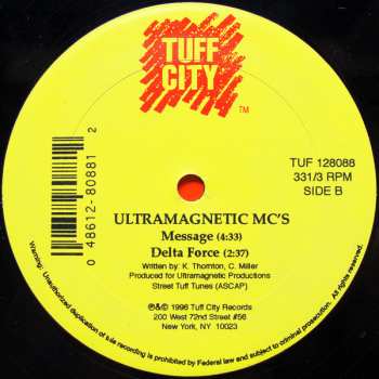 LP Ultramagnetic MC's: Watch Your Back