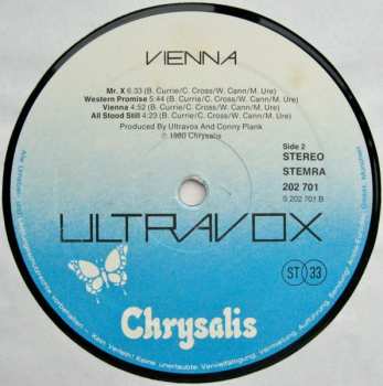 LP Ultravox: Vienna