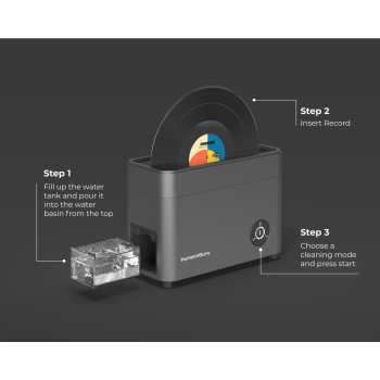 Technique audio Humminguru - Ultrazvuková myčka gramofonových desek, s adaptérem