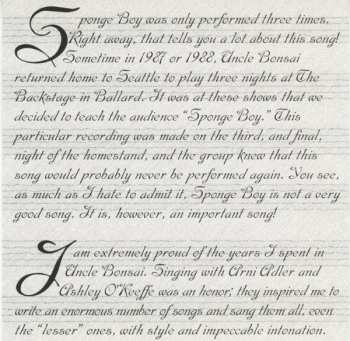 CD Uncle Bonsai: Sponge Boy