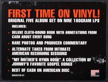 9LP/Coffret Johnny Cash: Unearthed LTD