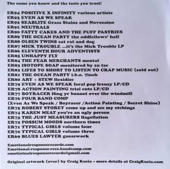 LP Unhappy Fly: Unhappy Fly LTD | CLR